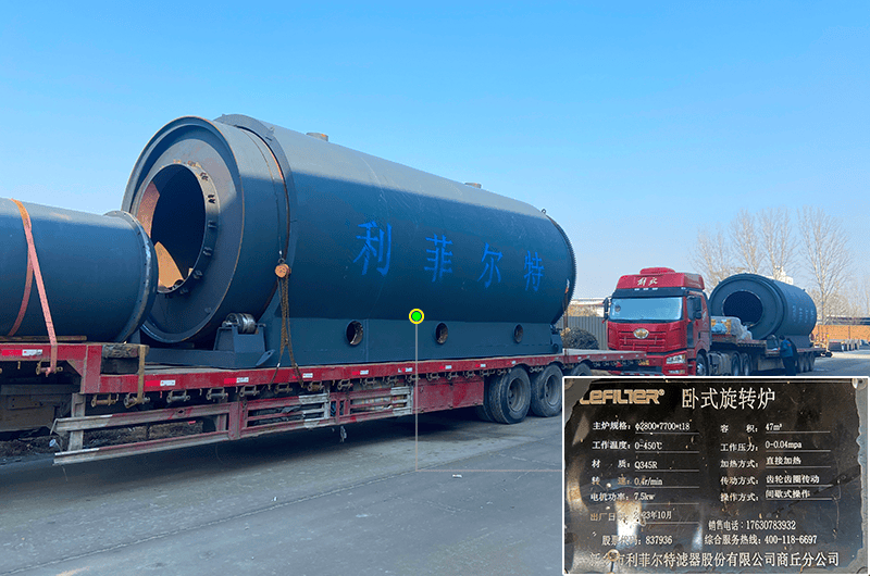廢輪胎熱裂解煉油設備爐膽為什么會鼓包變形？